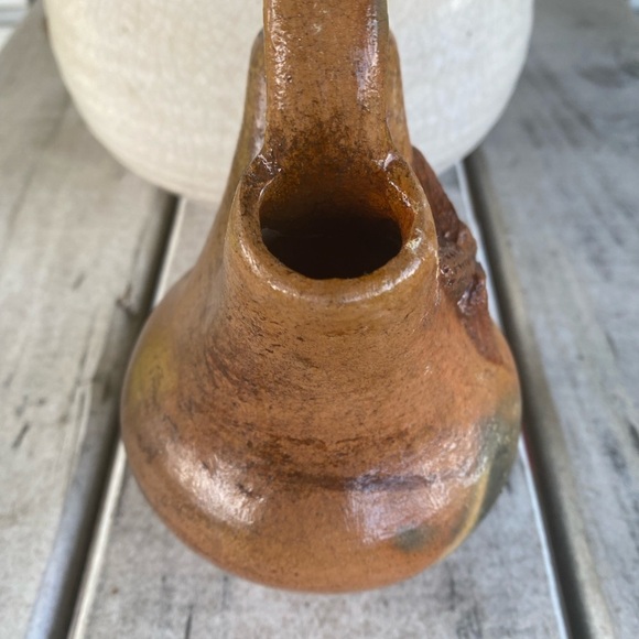 Vintage Navajo Traditional Handcrafted Wedding Vase Symbolizing Union 6 1/4” - Picture 11 of 11